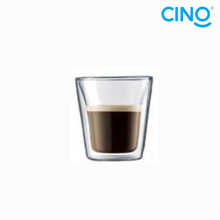 2014 neue Produkte Borosilikatglas Doppelwand Glas Tasse italienischen kleine Kaffeetasse